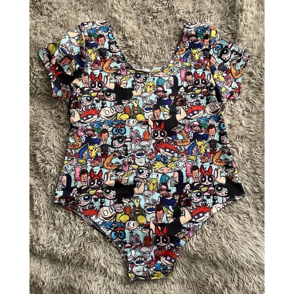 90s toons handmade bodysuit size L